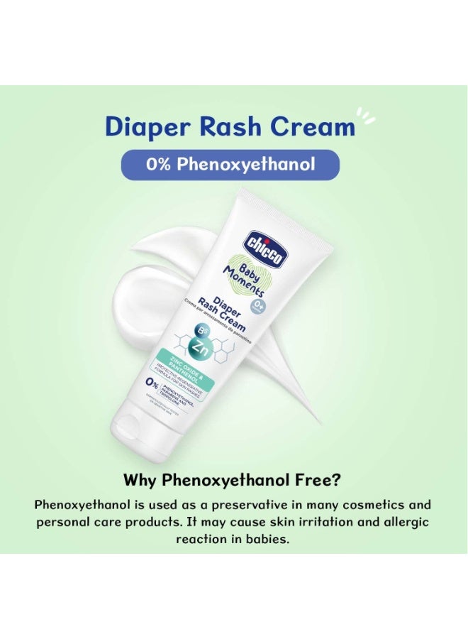 شيكو Chicco Baby Moments Diaper Rash Cream, New Advanced Triple Protection Skin Shield Formula with Natural Ingredients to Prevent Rashes & Irritation, No Phenoxyethanol & Parabens (100g) - Image 4
